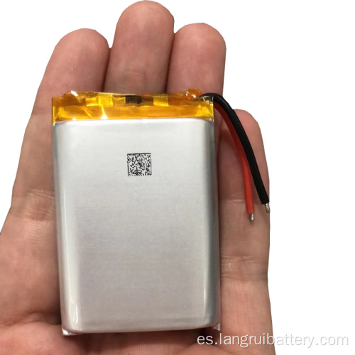 Batería de li-polímero recargable de 2000mAh 3.7V